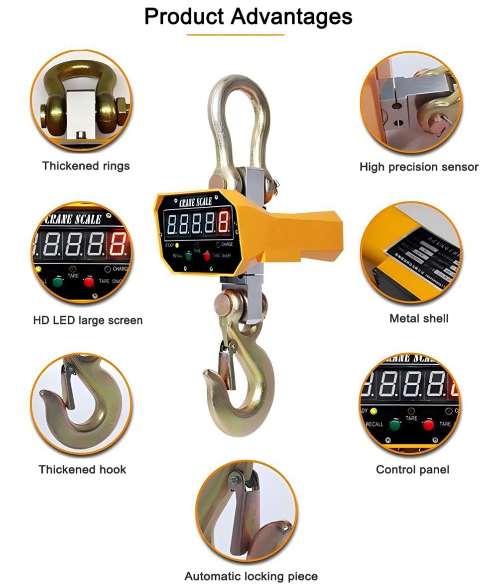 heavy duty industrial hanging digital crane scale advantages-Rayvanbo heavy duty industrial hanging digital crane scale advantages-Rayvanbo
